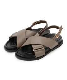 grove | クロスメタルフットベットサンダル(サンダル)