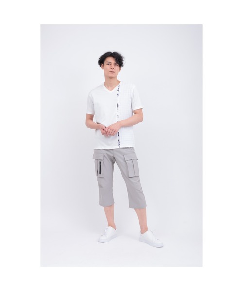TORNADO MART(トルネードマート)の「TORNADO MART∴クールラッククロップドカーゴパンツ(その他パンツ・メンズ・ベージュ/ブラック・M/L/S)」の15枚目の写真