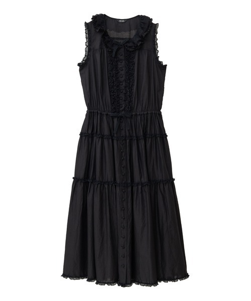 ピンクハウス☆ポルカドットチュール使いワンピース PINK HOUSE（ピンクハウス）の「ポルカドットチュール使い