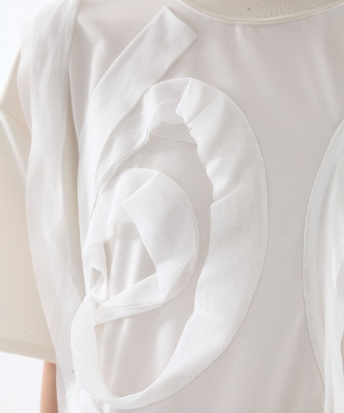 HOUGA(ホウガ)の「【HOUGA/ホウガ】wave T/Tシャツ(Tシャツ/カットソー・レディース・ホワイト/ブラック・FREE)」の22枚目の写真