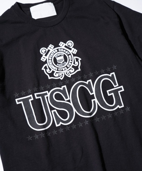 made in standard （メイドインスタンダード）の「MADE IN STANDARD / メイドインスタンダード USCG TEE ユーエスコーストガード 半袖Tシャツ（Tシャツ/カットソー・メンズ・ブラック/ライトグレー・MEDIUM/LARGE/X-LARGE/SMALL）」の12枚目の写真