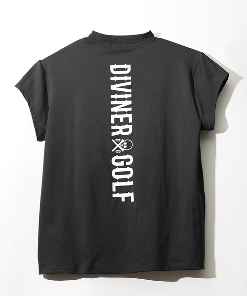 DIVINER GOLF】攻め袖 モックネックTシャツ メンズ ゴルフウェア