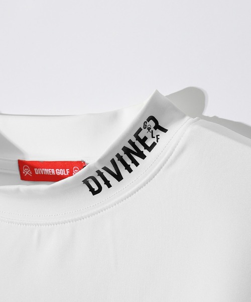 DIVINER GOLF(ディバイナー ゴルフ)の「【DIVINER GOLF】攻め袖 モックネックTシャツ メンズ ゴルフウェア ショートスリーブ 襟付き 春服(ゴルフグッズ・メンズ・ホワイト×ブラック/ブラック×ブラック/ブラック×ホワイト・M/L/XL/XXL)」の13枚目の写真