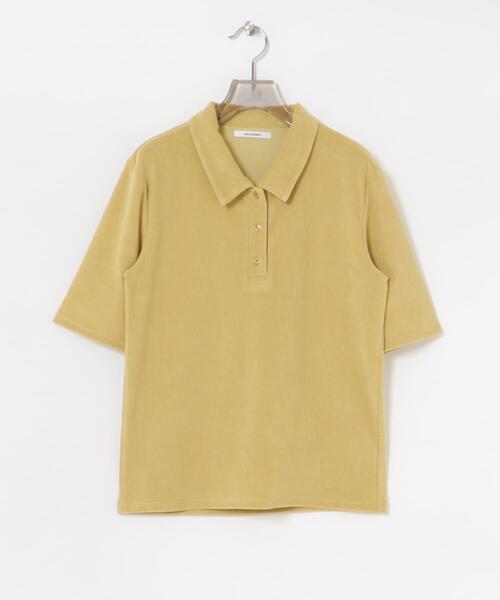 URBAN RESEARCH（アーバンリサーチ）の「パイルポロ衿カットソー（Tシャツ/カットソー・レディース・グレー/イエロー・FREE）」の10枚目の写真