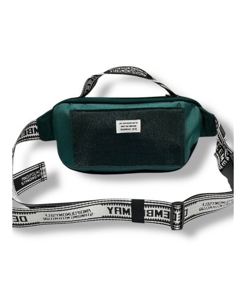 DECEMBERMAY(ディセンバーメイ)の「【UNISEX】Soft Mesh 2way Body bag(ボディバッグ/ウエストポーチ・メンズ・ブラック/ベージュ/イエロー・ONE SIZE)」の7枚目の写真