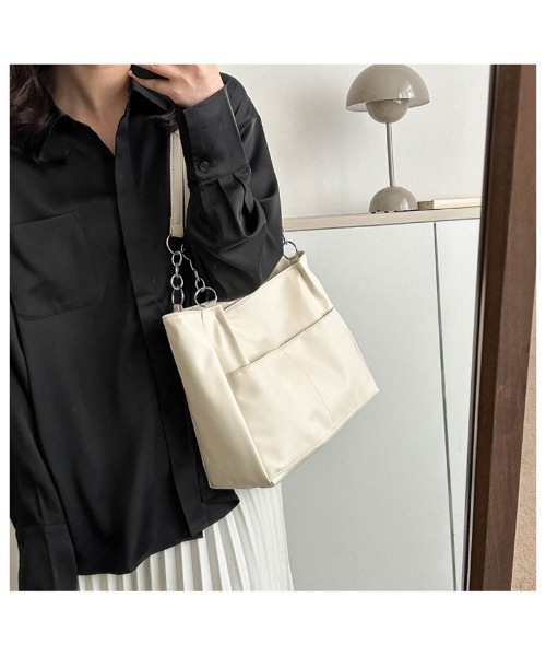 shoppinggo(ショッピングゴー)の「トートバッグ レディース 肩掛け(ハンドバッグ・レディース・ブラウン/ベージュ/ブラック・FREE)」の9枚目の写真