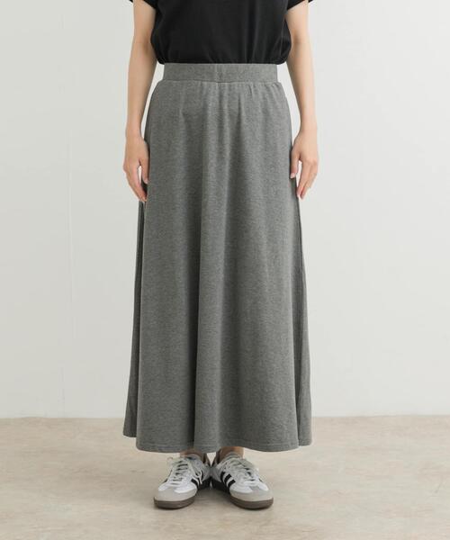 セール】『セットアップ対応』モダールコットン裏毛イージースカート