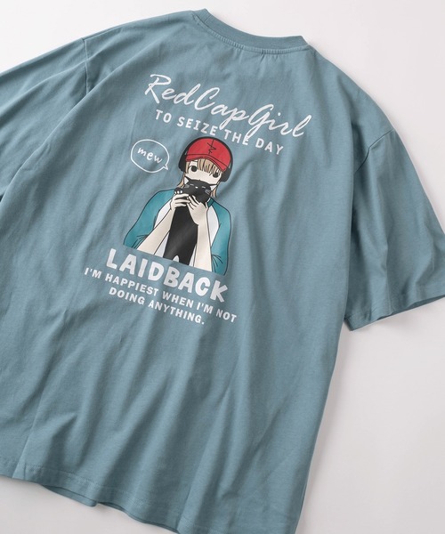 日本未入荷 CHUU★コルセットプリントバックレースアップTシャツ セール】【70】【Red Cap Girl／レッドキャップガール】ワン