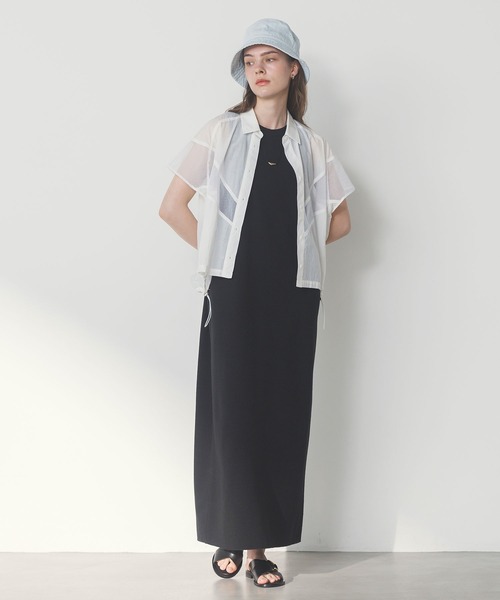 Gready Brilliant（グレディブリリアン）の「アメスリカットマキシワンピ（ワンピース・レディース・ブラック/オフホワイト/グレー・FREE）」の9枚目の写真