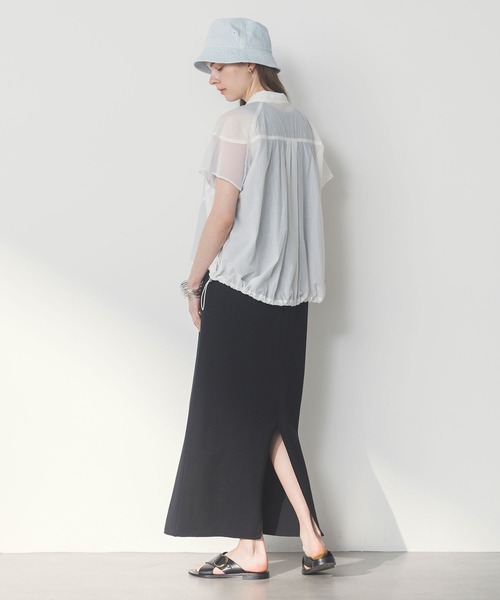 Gready Brilliant（グレディブリリアン）の「アメスリカットマキシワンピ（ワンピース・レディース・ブラック/オフホワイト/グレー・FREE）」の11枚目の写真