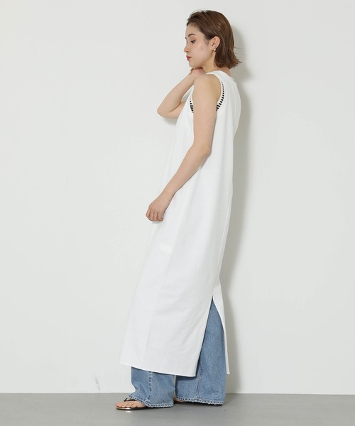 Gready Brilliant（グレディブリリアン）の「アメスリカットマキシワンピ（ワンピース・レディース・ブラック/オフホワイト/グレー・FREE）」の13枚目の写真