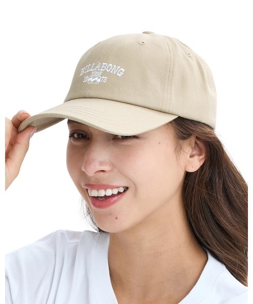 BILLABONG(ビラボン)の「【BILLABONG/ビラボン】25SS LOGO CAP/ロングバイザーロゴキャップ(帽子)(キャップ・レディース・ホワイト/ブラック/ベージュ・FREE)」の3枚目の写真