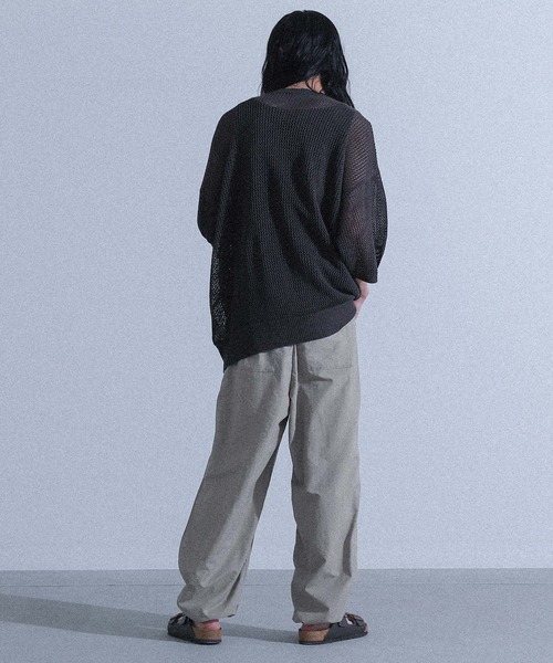 MDR(エムディアール)の「冷感サイドタックナイロンパンツ(その他パンツ・メンズ・グレイッシュベージュ/ブラック・L/M)」の15枚目の写真