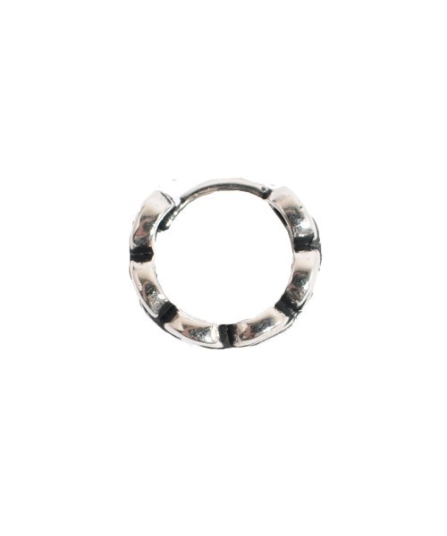 H.O.V(フォブ)の「【H.O.V】LINK HOOP PIERCE/リンク フープ ピアス ユニセックス チェーン(ピアス(両耳用)・レディース・シルバー・FREE)」の4枚目の写真