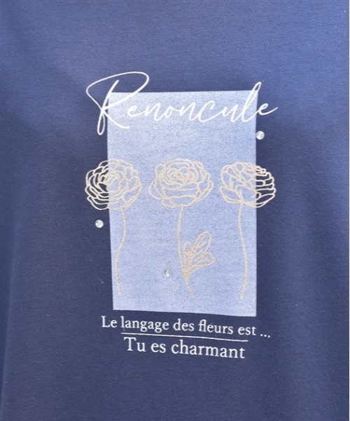 axes femme(アクシーズファム)の「プリントコクーントレーナー(Tシャツ/カットソー・レディース・ピンク/キナリ/ネイビー・FREE)」の10枚目の写真