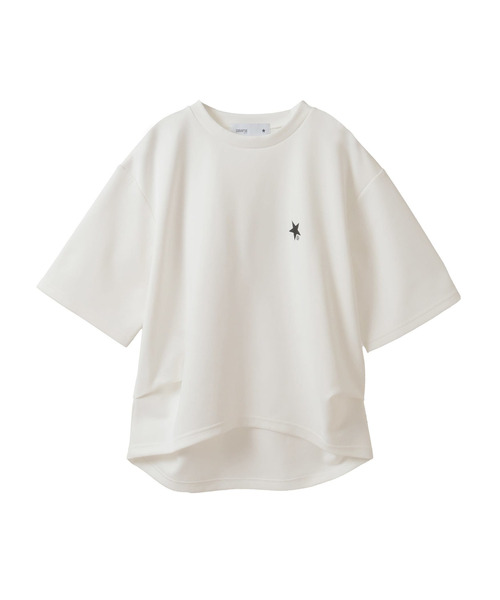 CONVERSE TOKYO（コンバーストウキョウ）の「OVERSIZED SIDE TUCK TEE（Tシャツ/カットソー・レディース・イエロー/ホワイト/ブラック・FREE）」の7枚目の写真