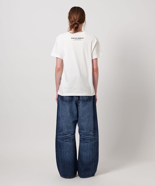 ASTRAET(アストラット)の「<ASTRAET>D/BOWIE ZIGGY プリントTシャツ(Tシャツ/カットソー・レディース・ホワイト・S/L)」の11枚目の写真