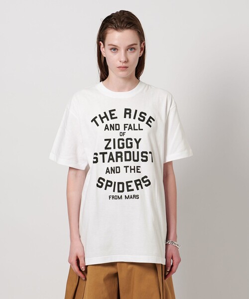ASTRAET(アストラット)の「<ASTRAET>D/BOWIE ZIGGY プリントTシャツ(Tシャツ/カットソー・レディース・ホワイト・S/L)」の12枚目の写真
