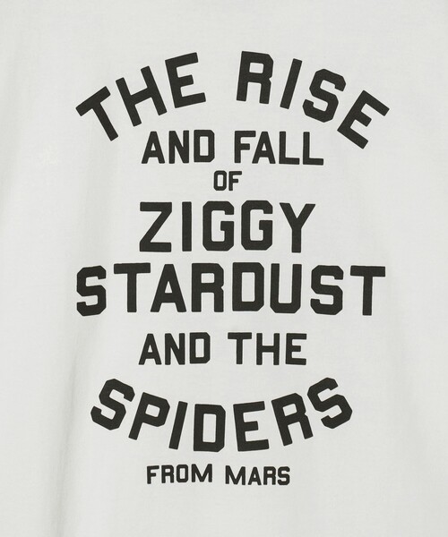 ASTRAET(アストラット)の「<ASTRAET>D/BOWIE ZIGGY プリントTシャツ(Tシャツ/カットソー・レディース・ホワイト・S/L)」の20枚目の写真