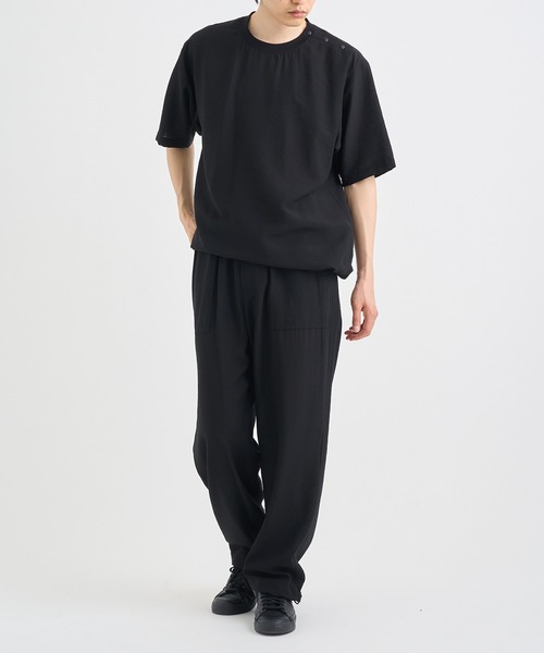 THE TOKYO(ザトウキョウ)の「【THE TOKYO/ザトウキョウ】251gのイージーパンツ/着ていることを忘れるくらい軽い服(スラックス・メンズ・ブラウン/ブラック・46/48)」の15枚目の写真