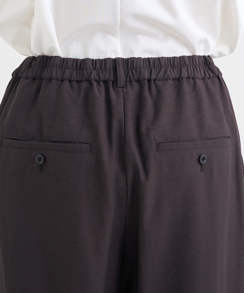 THE TOKYO(ザトウキョウ)の「【THE TOKYO/ザトウキョウ】251gのイージーパンツ/着ていることを忘れるくらい軽い服(スラックス・メンズ・ブラウン/ブラック・46/48)」の7枚目の写真