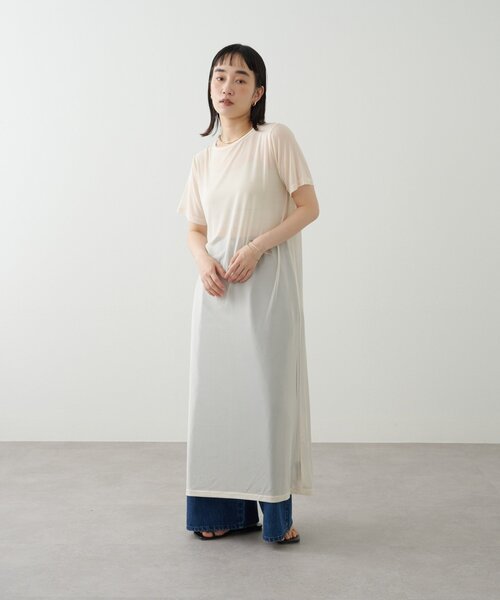 Omekashi（オメカシ）の「半袖チュールワンピース（ワンピース・レディース・ブラウン/ブラック/アイボリー・FREE）」の17枚目の写真