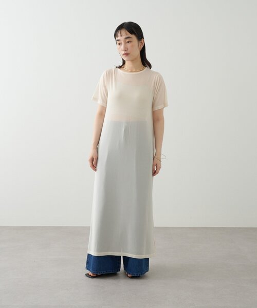 Omekashi（オメカシ）の「半袖チュールワンピース（ワンピース・レディース・ブラウン/ブラック/アイボリー・FREE）」の19枚目の写真