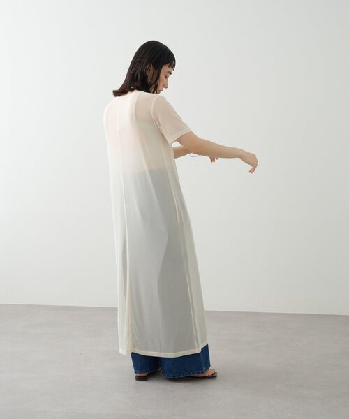 Omekashi（オメカシ）の「半袖チュールワンピース（ワンピース・レディース・ブラウン/ブラック/アイボリー・FREE）」の21枚目の写真