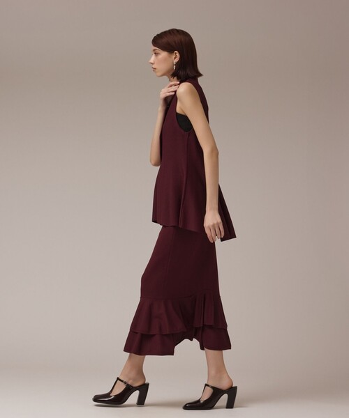 GRACE CONTINENTAL（グレースコンチネンタル）の「ビジューニットベスト（ベスト・レディース・ブラック/ボルドー・38/36）」の13枚目の写真