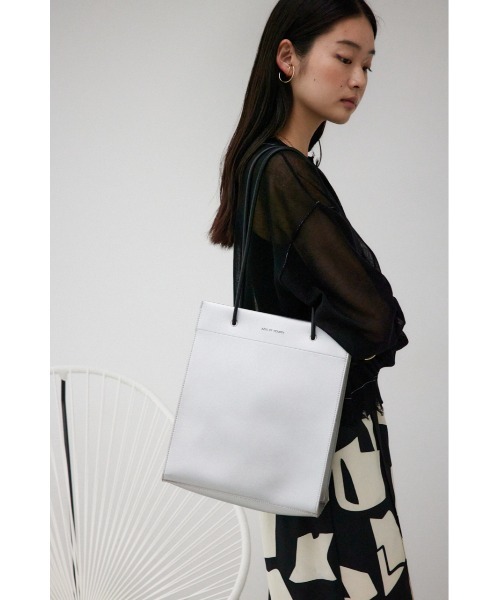 AZUL by moussy（アズールバイマウジー）の「ナローハンドルショッパーバッグ（トートバッグ・レディース・シルバー/ブラック/ブラウン系その他/ピンク・FREE）」の11枚目の写真