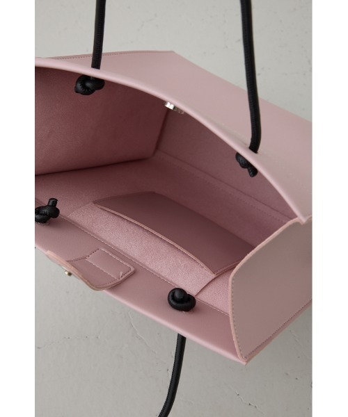 AZUL by moussy（アズールバイマウジー）の「ナローハンドルショッパーバッグ（トートバッグ・レディース・シルバー/ブラック/ブラウン系その他/ピンク・FREE）」の12枚目の写真