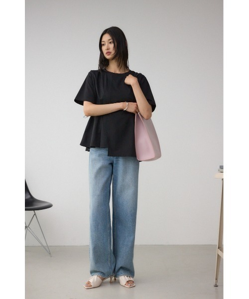 AZUL by moussy（アズールバイマウジー）の「ナローハンドルショッパーバッグ（トートバッグ・レディース・シルバー/ブラック/ブラウン系その他/ピンク・FREE）」の18枚目の写真