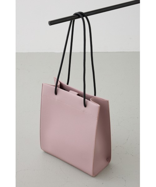 AZUL by moussy（アズールバイマウジー）の「ナローハンドルショッパーバッグ（トートバッグ・レディース・シルバー/ブラック/ブラウン系その他/ピンク・FREE）」の16枚目の写真