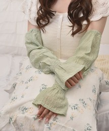 Mayree(メイリー)の【float】シンプル フリル デザイン アームカバー/アームウォーマー【6色展開/UV対策/冷房対策】(アームカバー)