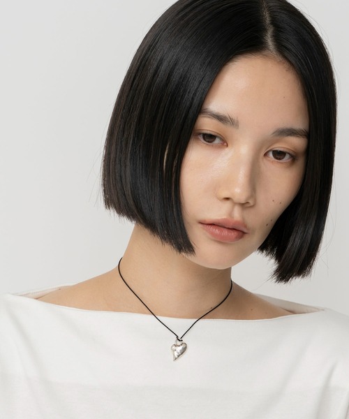 LAPUIS(ラピュイ)の「LAPUIS(ラピュイ) Garden Heart necklace(チョーカー・レディース・シルバー/ゴールド・FREE)」の2枚目の写真