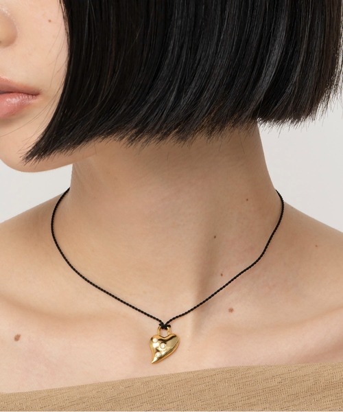 LAPUIS(ラピュイ)の「LAPUIS(ラピュイ) Garden Heart necklace(チョーカー・レディース・シルバー/ゴールド・FREE)」の1枚目の写真