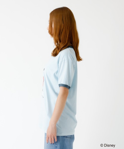 Johnbull(ジョンブル)の「追加【JOHNBULL/ジョンブル】MICKEY MOUSE / ミッキーマウス / プリントTシャツ / リンガーTシャツ / 半袖【WEB限定】(Tシャツ/カットソー・レディース・ブルー/ネイビー・S)」の20枚目の写真