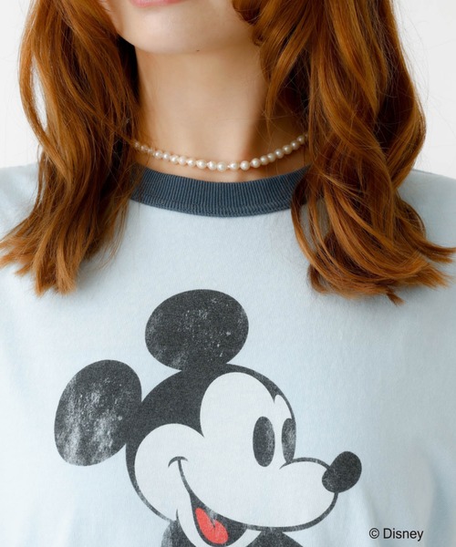 tシャツ 追加「JOHNBULL/ジョンブル」MICKEY MOUSE / ミッキーマウス /  プリントTシャツ / リンガーTシャツ / 半袖「W 楽天市場】Johnbull ジョンブル コットン「ミッキーマウス