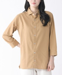 Relation（リレーション）の「リネン7分袖シャツ（シャツ/ブラウス）」