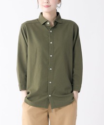 Relation（リレーション）の「リネン7分袖シャツ（シャツ/ブラウス）」