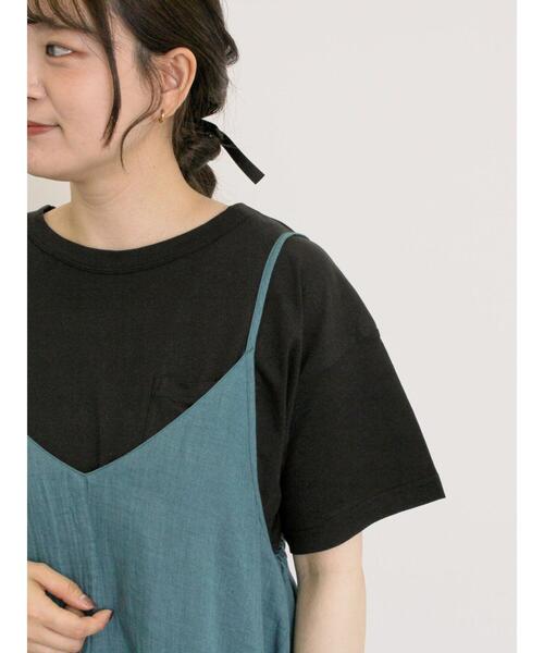 セール】【オーガニックコットン】ロゴ刺繍Tシャツ（Tシャツ