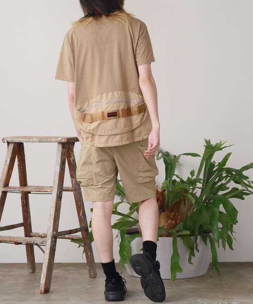 REMI RELIEF（レミレリーフ）の「REMI RELIEF/レミレリーフ ナイロンタッサーサイドポケットイージーショーツ（その他パンツ・メンズ・ベージュ/ブラック・M/S）」の9枚目の写真