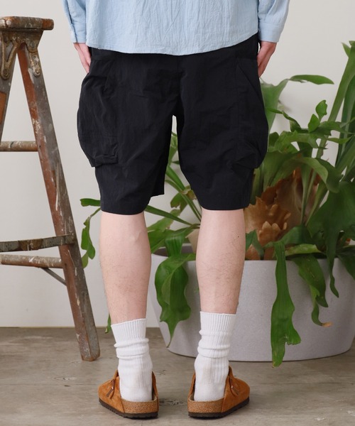 REMI RELIEF（レミレリーフ）の「REMI RELIEF/レミレリーフ ナイロンタッサーサイドポケットイージーショーツ（その他パンツ・メンズ・ベージュ/ブラック・M/S）」の21枚目の写真