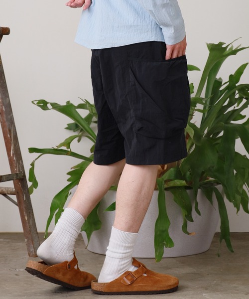 REMI RELIEF（レミレリーフ）の「REMI RELIEF/レミレリーフ ナイロンタッサーサイドポケットイージーショーツ（その他パンツ・メンズ・ベージュ/ブラック・M/S）」の19枚目の写真