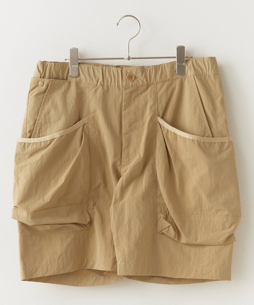 REMI RELIEF（レミレリーフ）の「REMI RELIEF/レミレリーフ ナイロンタッサーサイドポケットイージーショーツ（その他パンツ・メンズ・ベージュ/ブラック・M/S）」の14枚目の写真
