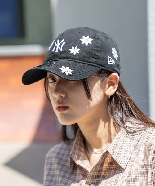 NEW ERA/ニューエラ】別注/9TWENTY フラワー刺繍キャップ