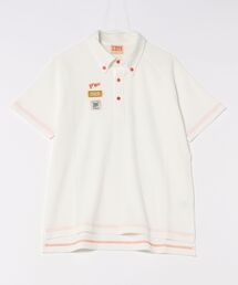 【新品】ピンクハウス 赤 ワッペン ポロシャツ PINK HOUSE / ピンクハウス ポロシャツ（条件：在庫無し含む