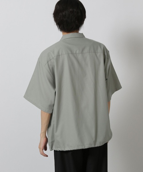 LAKOLE（ラコレ）の「裾ドロスト半袖シャツ / 571777（シャツ/ブラウス・メンズ・グレー/ホワイト/ブラウン/ライトグリーン・MEDIUM/LARGE）」の16枚目の写真