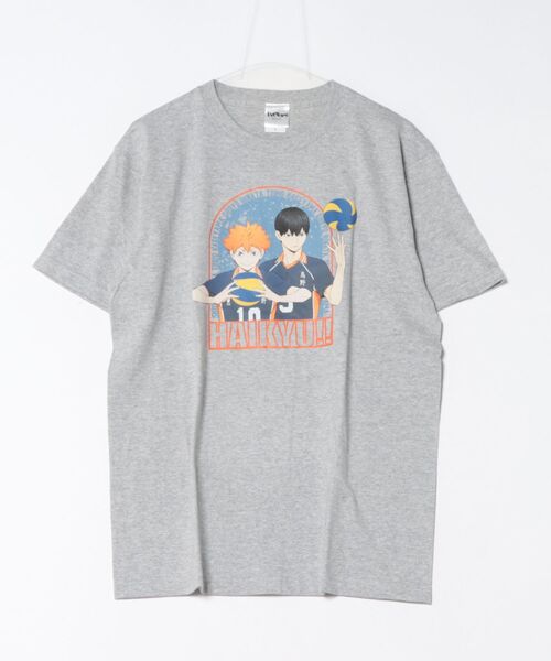 Rendez-Vous(ランデヴー)の「【 ハイキュー 】 キャラクター Tシャツ 25S7(Tシャツ/カットソー・レディース・グレー/オフホワイト/チャコールグレー・X-LARGE/LARGE)」の1枚目の写真