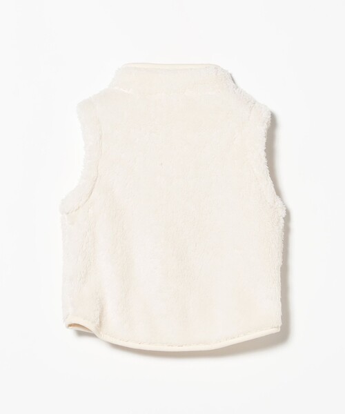 こども ビームス（コドモビームス）の「ジップ ボア ベスト 2025FW（70～110cm）（ベスト・キッズ・ホワイト系その他5/ブラウン系その他4・70/80/90t/100/110）」の8枚目の写真